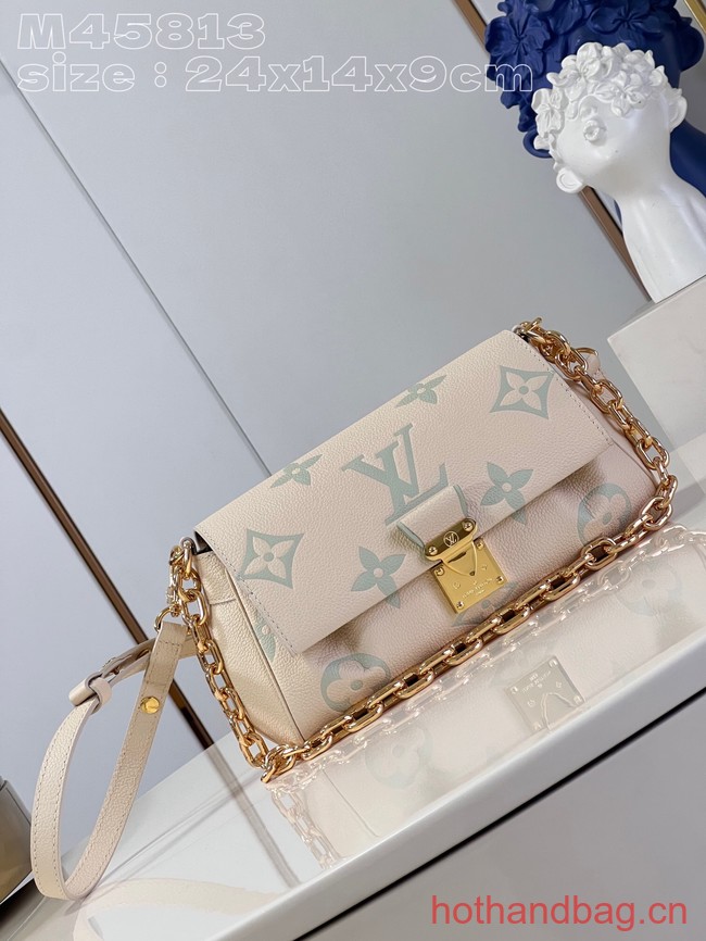 Louis Vuitton Favorite M45813 Beige&Light blue