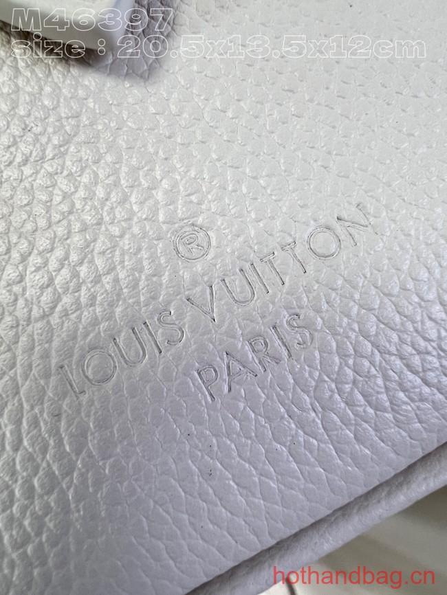 Louis Vuitton Speedy Bandouliere 20 M46397 Beige&Light blue