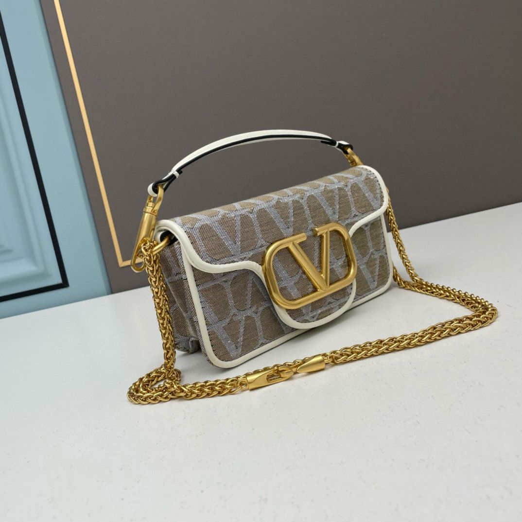 VALENTINO V logo MINI LOCO Garavani Bags 5102 Khaki