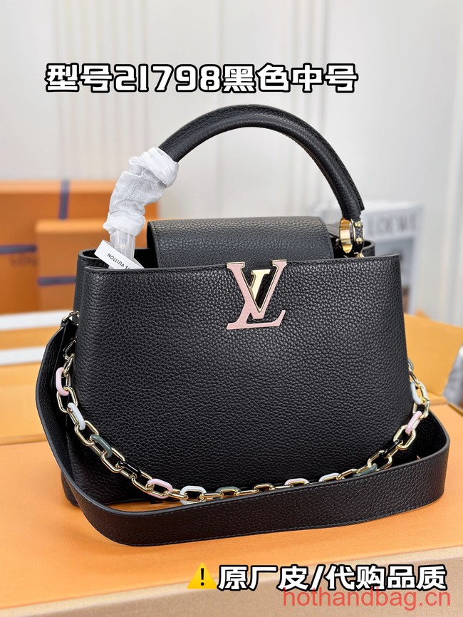 Louis Vuitton Capucines MM M22544 black