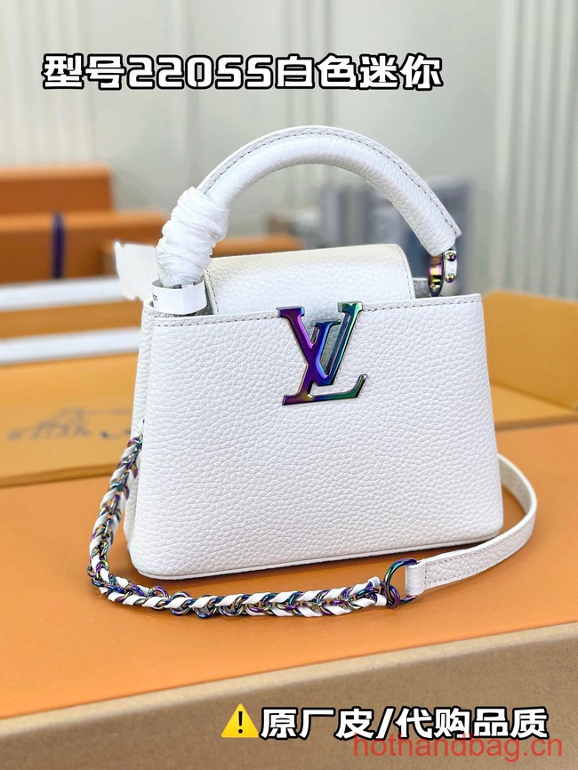 Louis Vuitton Capucines Mini M22606 Snow white