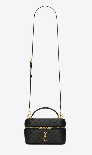 SAINT LAURENT GABY VANITY BAG IN LAMBSKIN 7667311 black