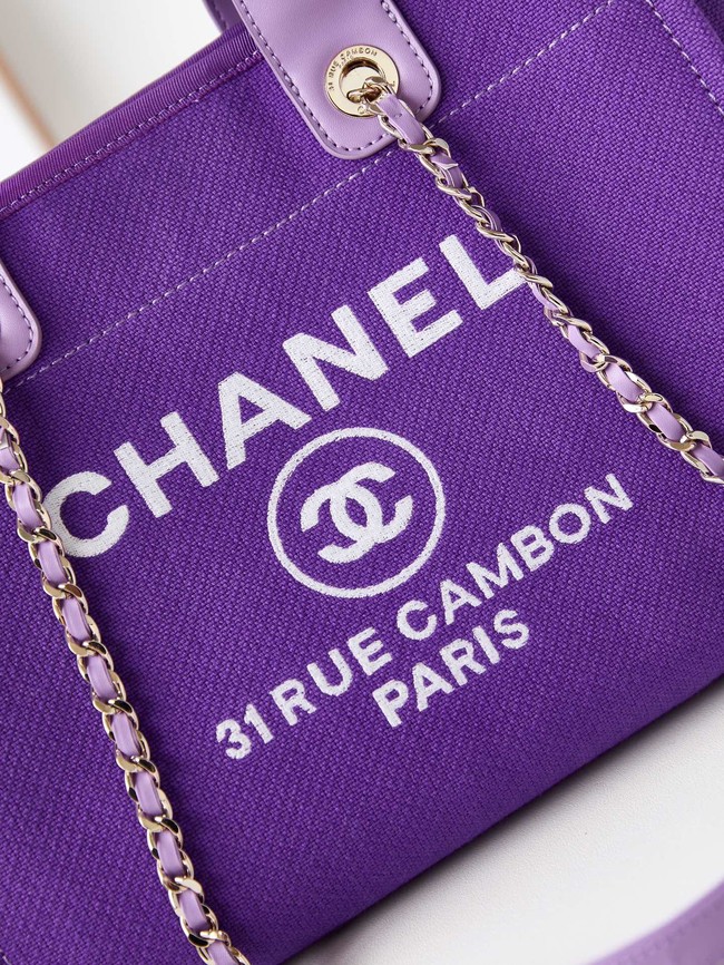 Chanel SHOPPING BAG AS3257 Purple