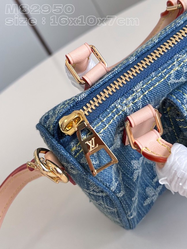 Louis Vuitton DIGITAL EXCLUSIVE Nano Speedy M82950 Denim Blue 