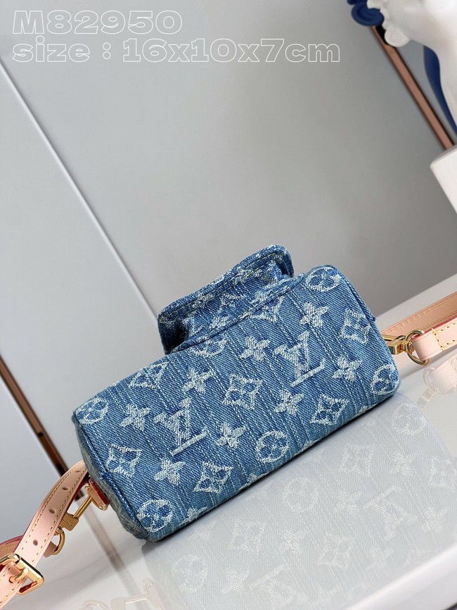 Louis Vuitton DIGITAL EXCLUSIVE Nano Speedy M82950 Denim Blue 