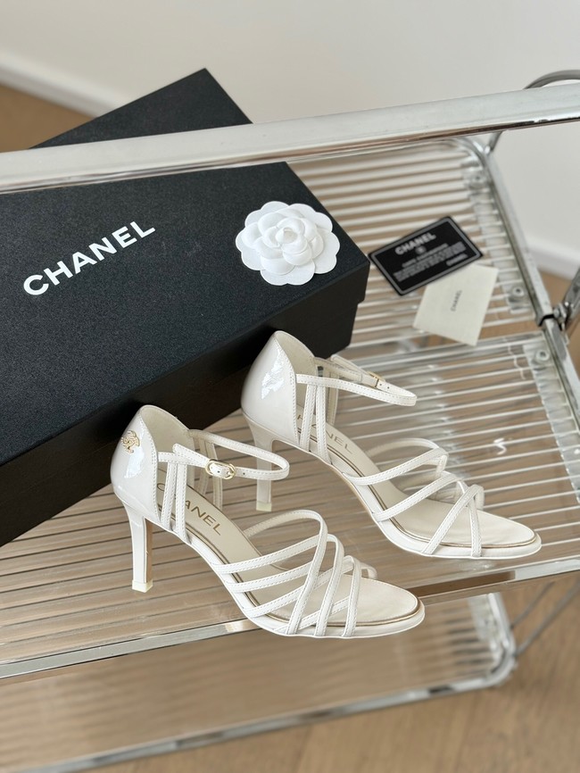 Chanel WOMENS SANDAL heel height 7CM 36597-3