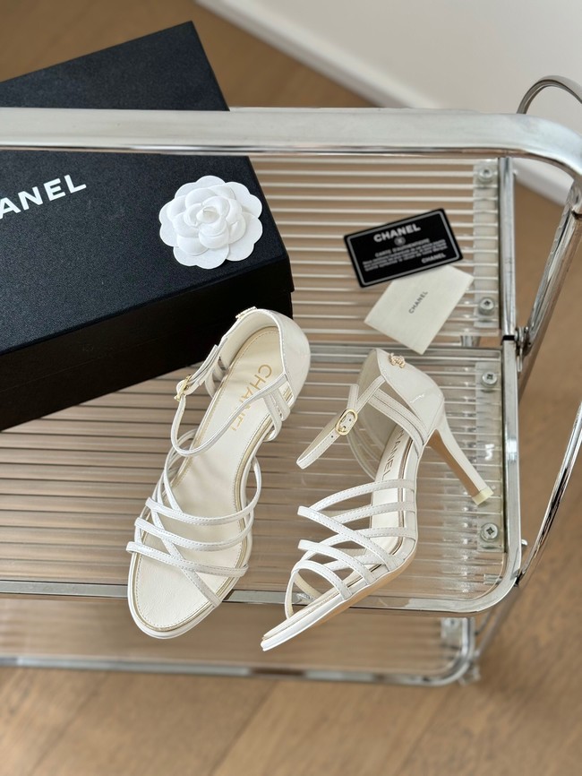 Chanel WOMENS SANDAL heel height 7CM 36597-3