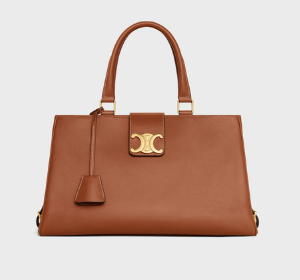 Celine MEDIUM APPOLINE BAG IN SUPPLE CALFSKIN 114963 TAN