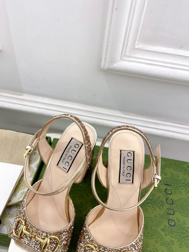 Gucci WOMENS SANDAL heel height 9.5CM 36607-8