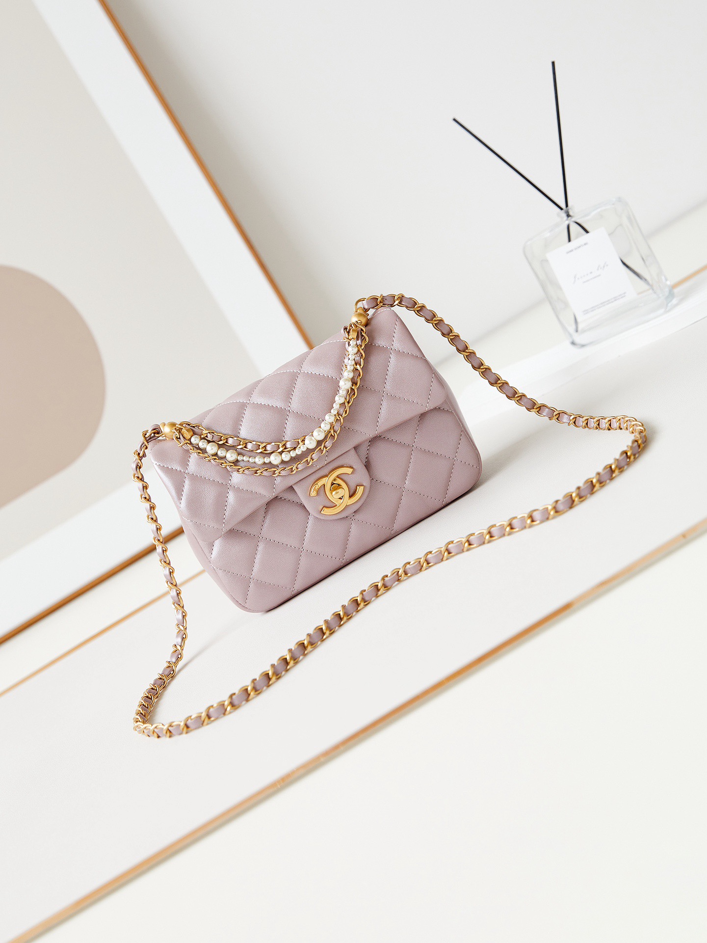 Chanel SMALL FLAP BAG AS4384 pink