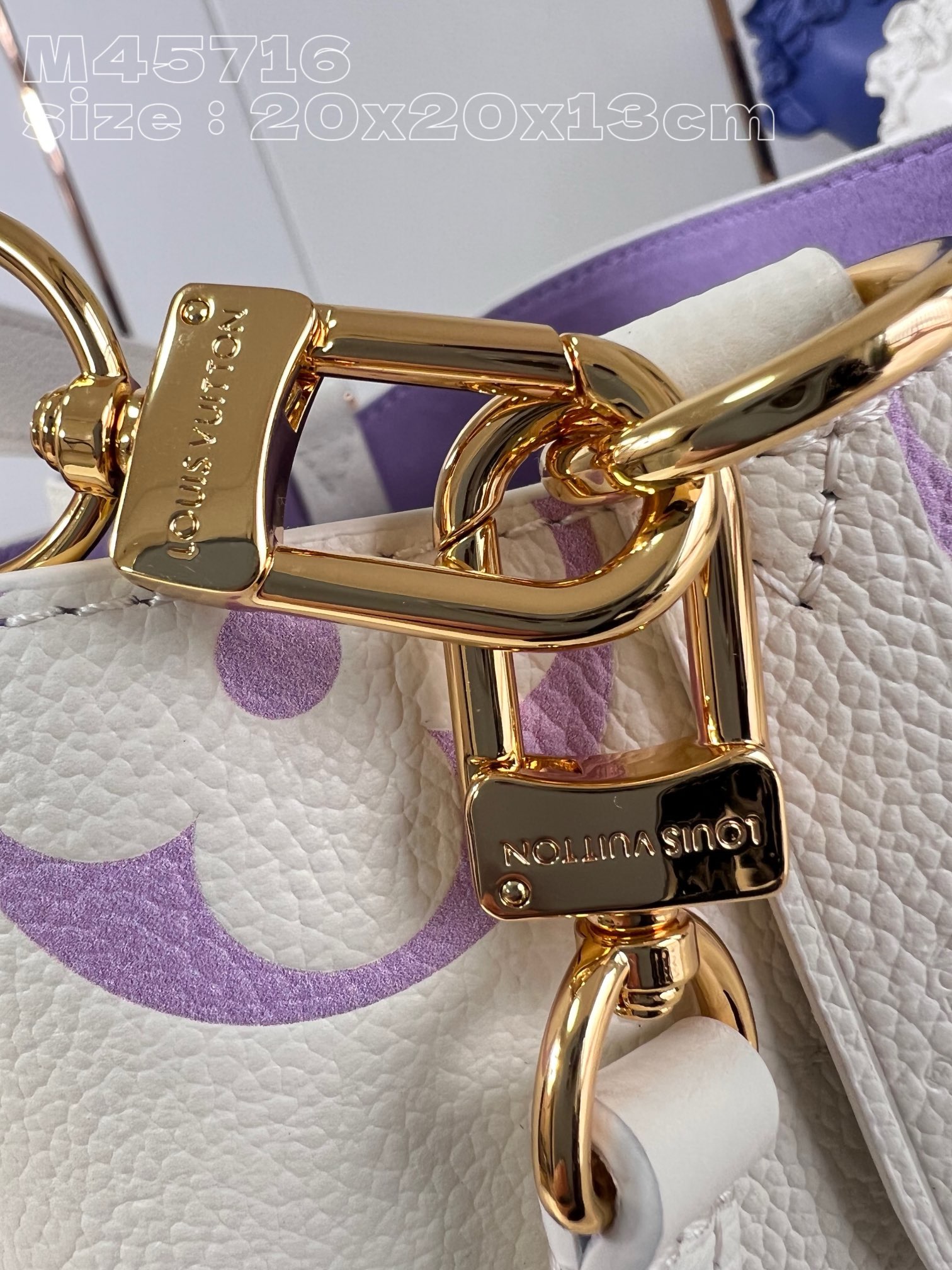 Louis Vuitton Noe Neonoe BB M22599 Latte White & Bubble Tea Mauve