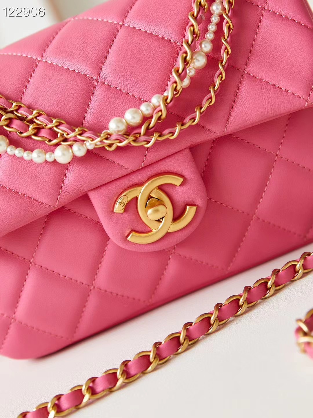 Chanel SMALL FLAP BAG AS4384 rose