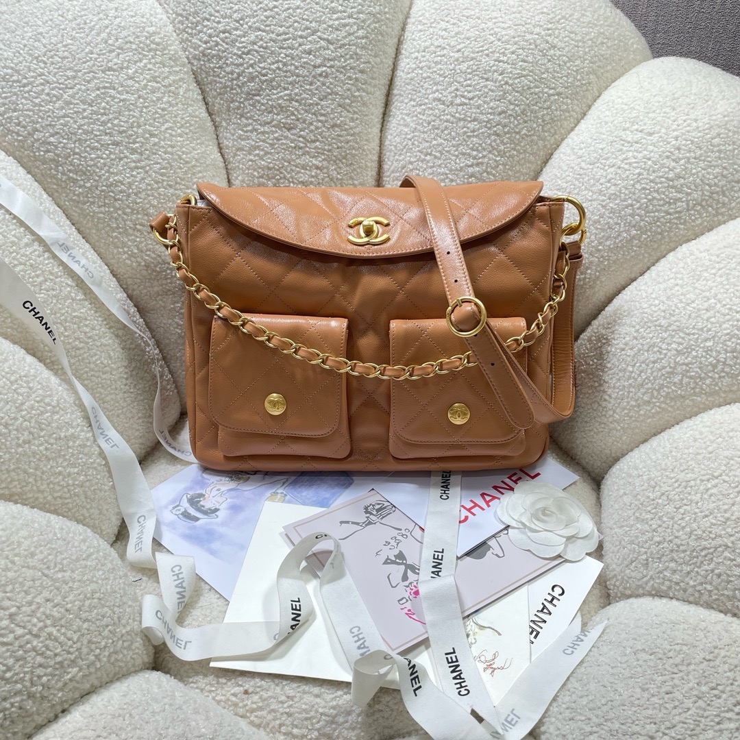 CHANEL MESSENGER BAG AS4668 brown