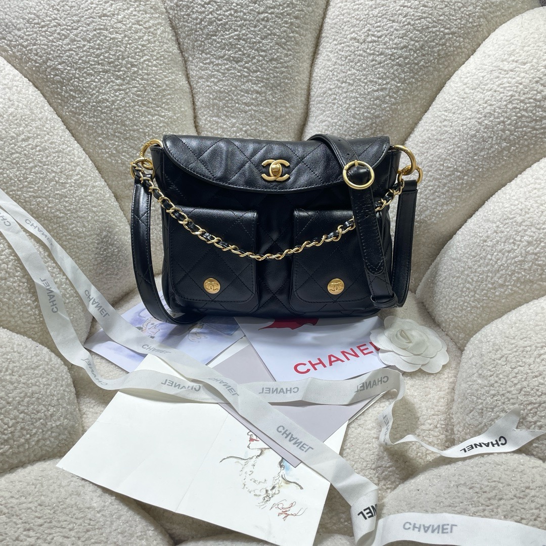 CHANEL MESSENGER BAG AS4743 black