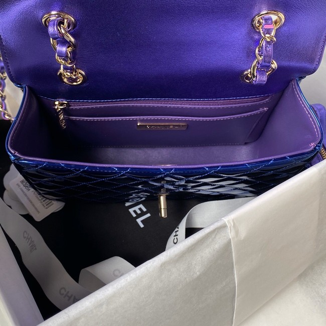 Chanel BACKPACK & STAR COIN PURSE AS4649 blue