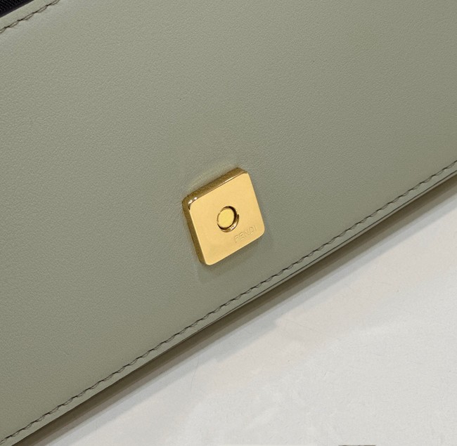 Fendi small smooth leather bag F3670 gray