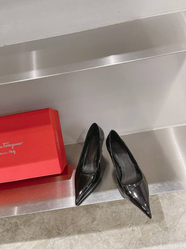 Ferragamo Shoes FMS00075 Heel 7.5CM