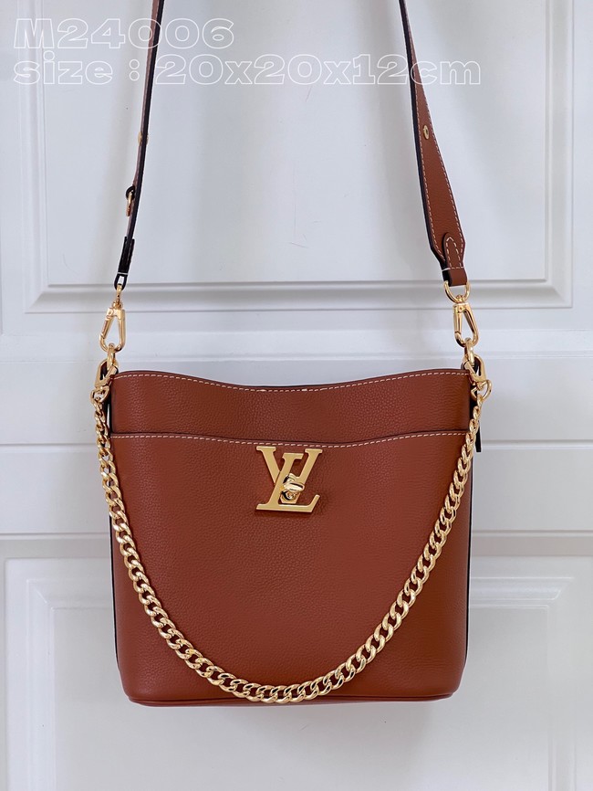 Louis Vuitton Lock and Walk M24006 Cognac Brown