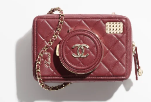 Chanel CAMERA BAG AS4817 Burgundy