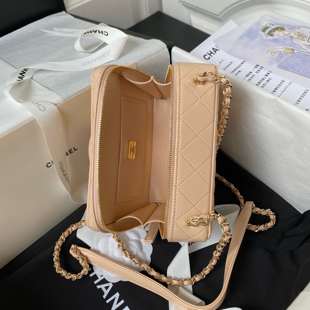 Chanel CAMERA BAG AS4817 Dark Beige