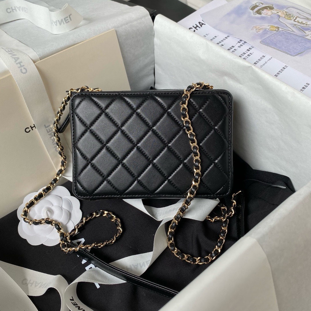 Chanel CAMERA BAG AS4817 black