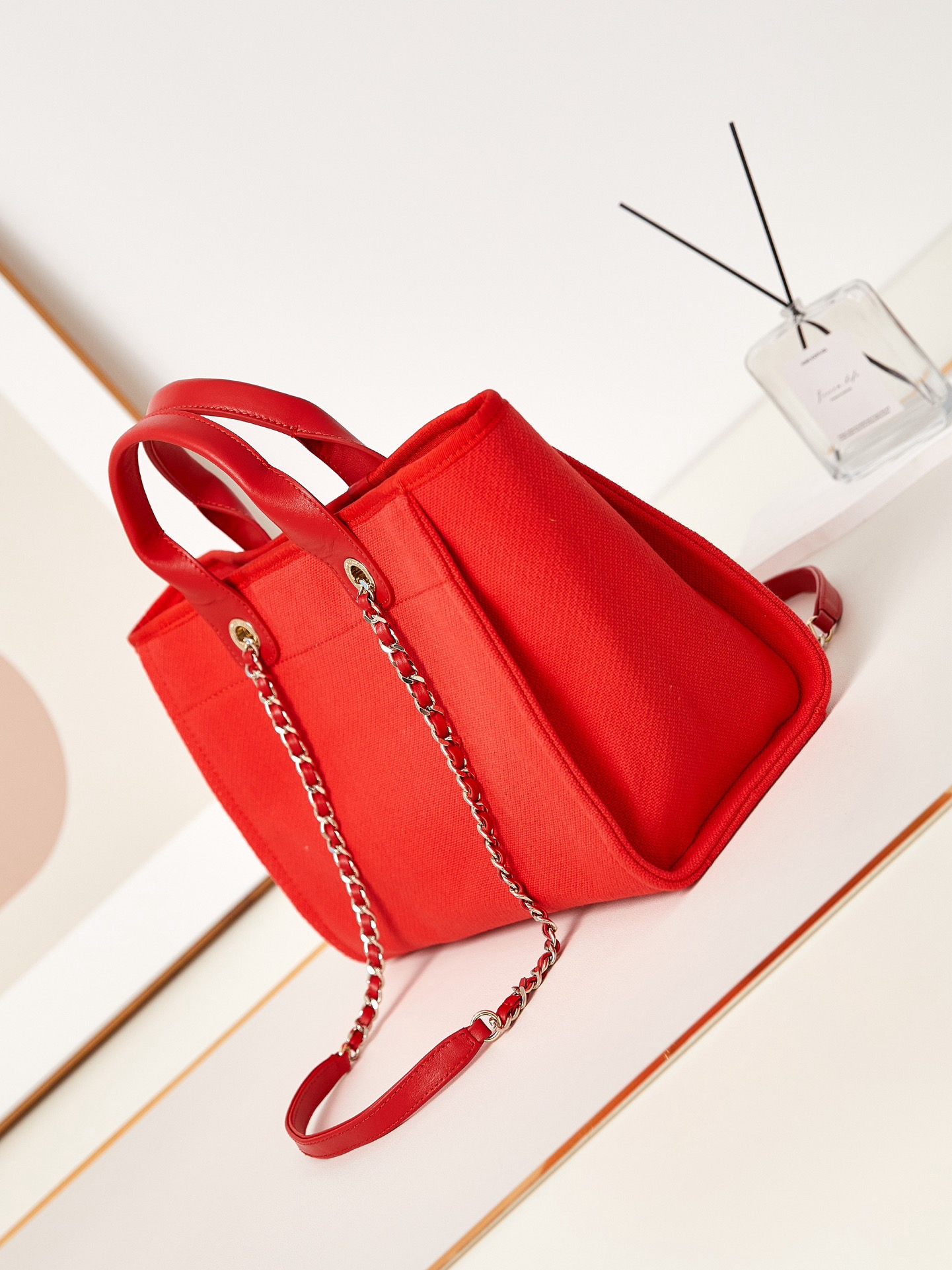 Chanel SHOPPING BAG AS3257 RED