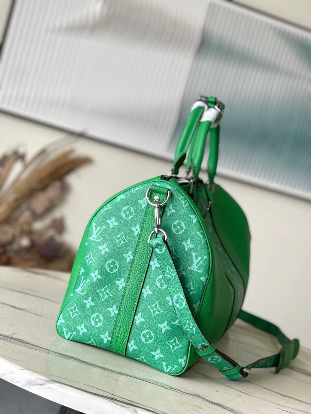 Louis Vuitton Keepall BandouliEre 55 M31045 Cactus Green