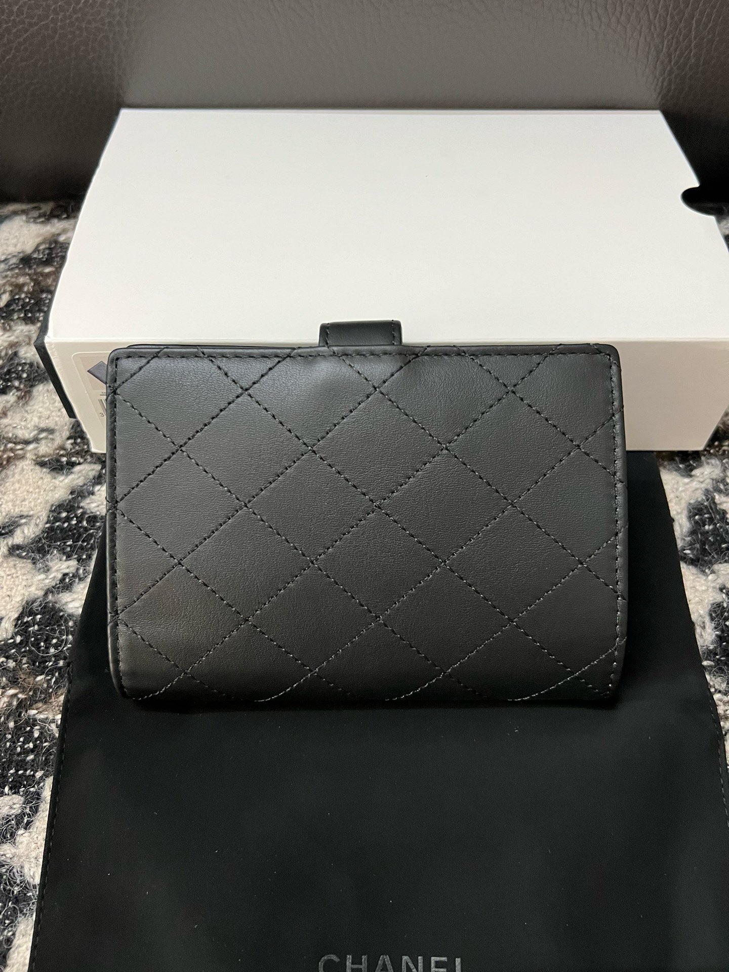 CHANEL Passport Holder 3698 black