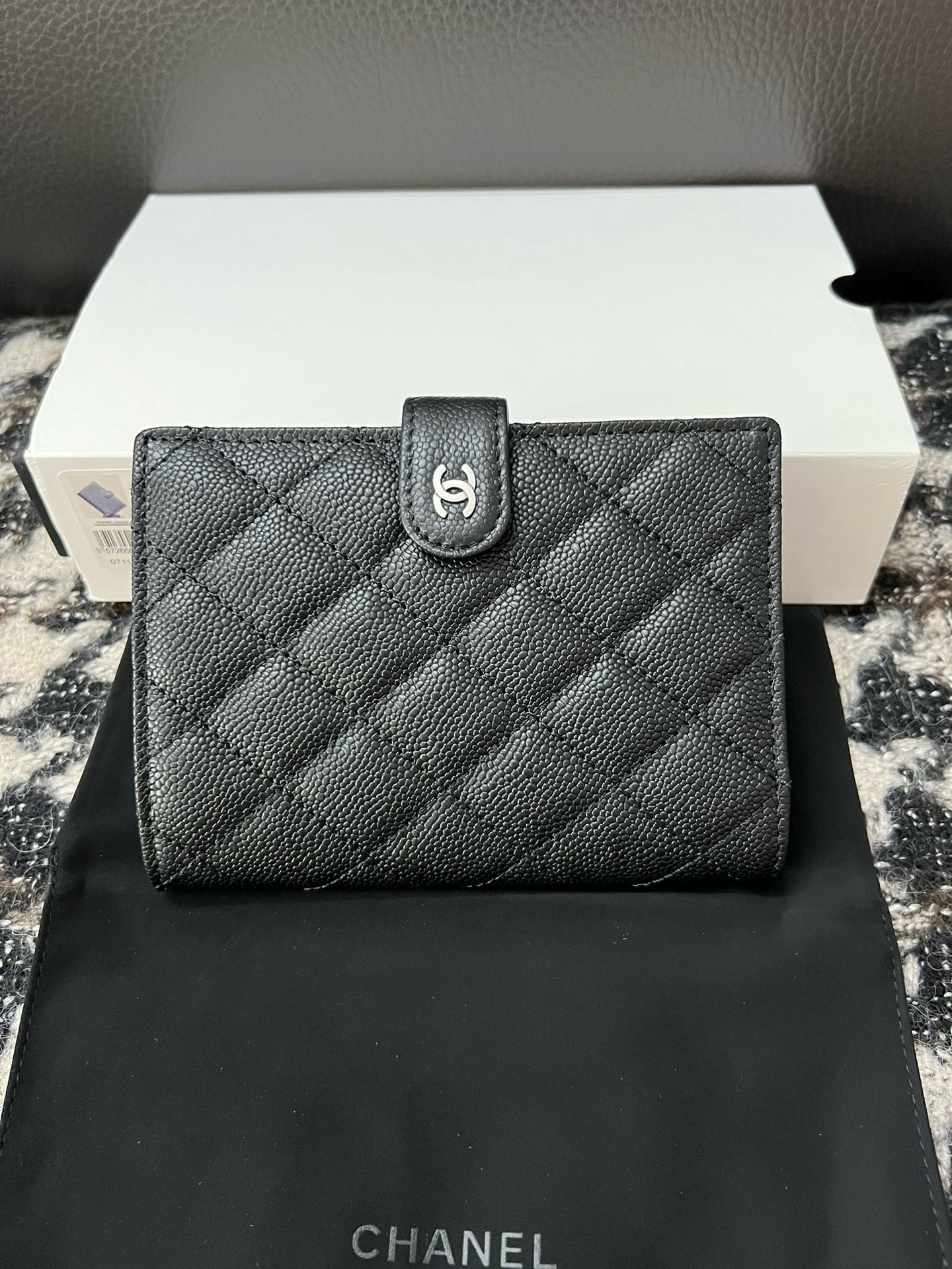 CHANEL Passport Holder 3699 black