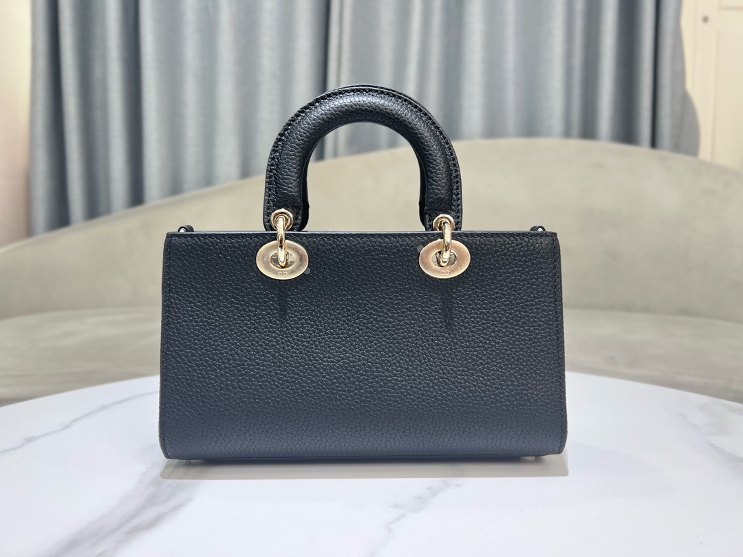 DIOR small Lady D-Sire My ABCDior Bag Bull Leather M11509T Black