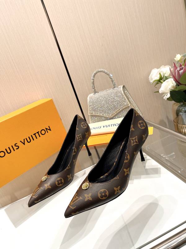 Louis Vuitton Shoes LVS00731 Heel 7CM