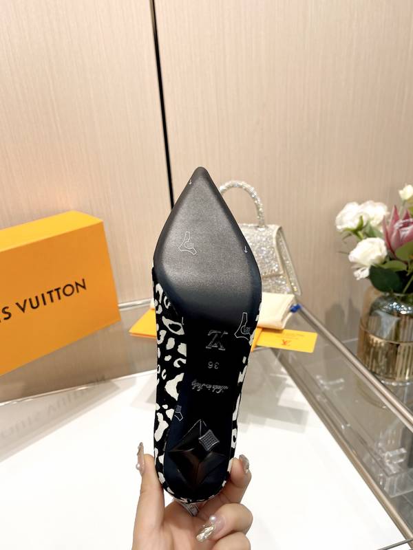 Louis Vuitton Shoes LVS00734 Heel 7CM