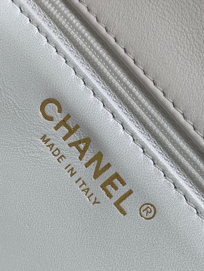 CHANEL CLASSIC 24P Tote Bags AS4680 white