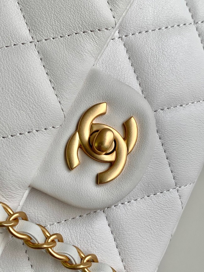 CHANEL CLASSIC 24P Tote Bags AS4680 white