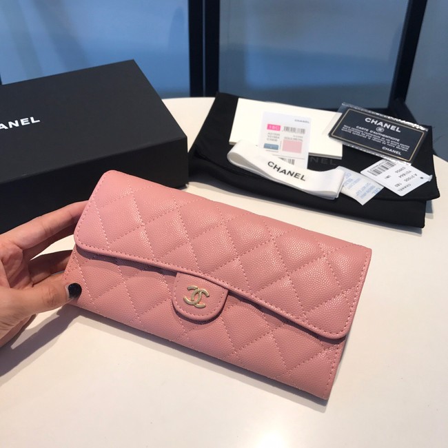 CHANEL FLAP WALLET 31505 pink