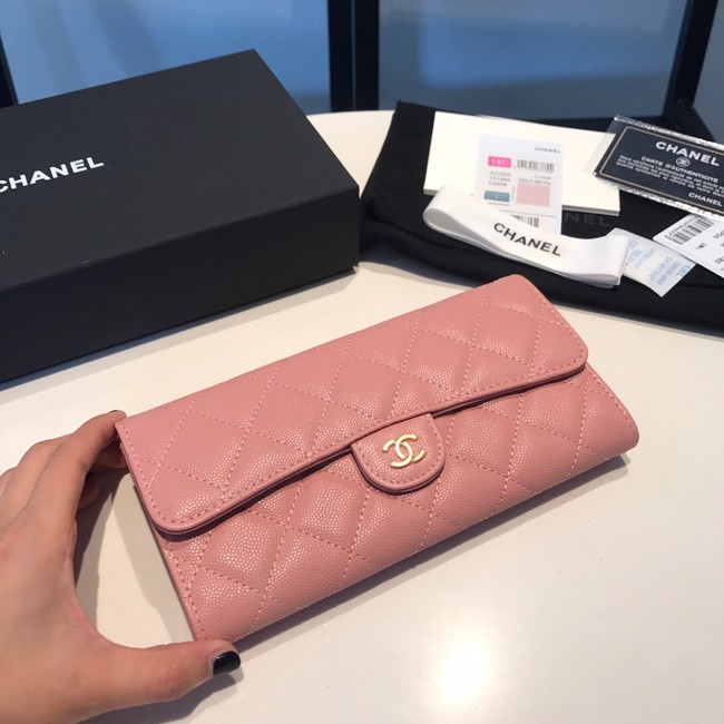 CHANEL FLAP WALLET 31505 pink