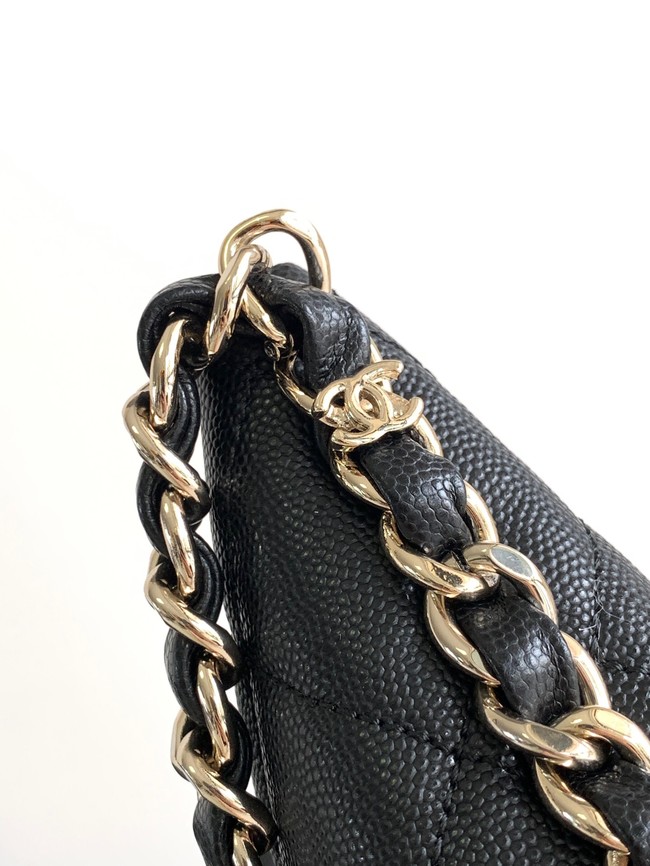 CHANEL HOBO HANDBAG AS4293 BLACK