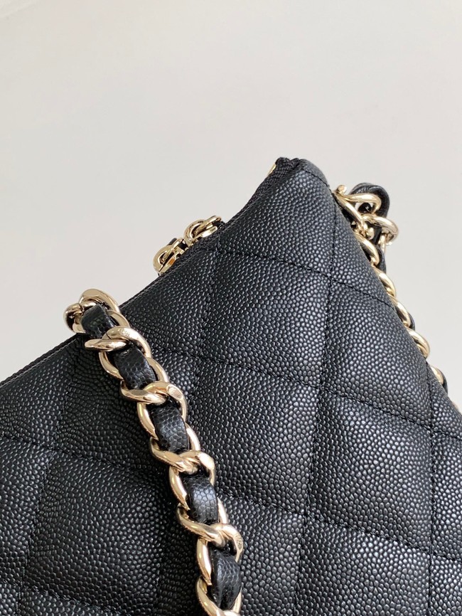 CHANEL HOBO HANDBAG AS4293 BLACK