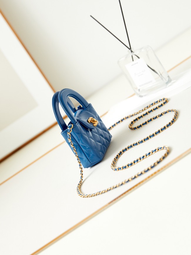 Chanel 23K NANO SHOPPING BAG AS3435 BLUE