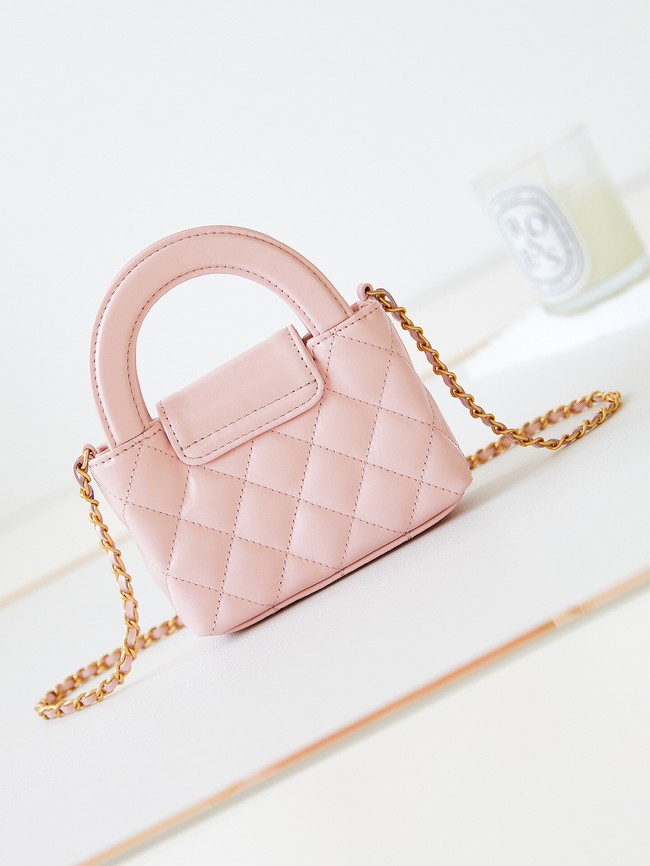 Chanel 23K NANO SHOPPING BAG AS3435 LIGHT PINK