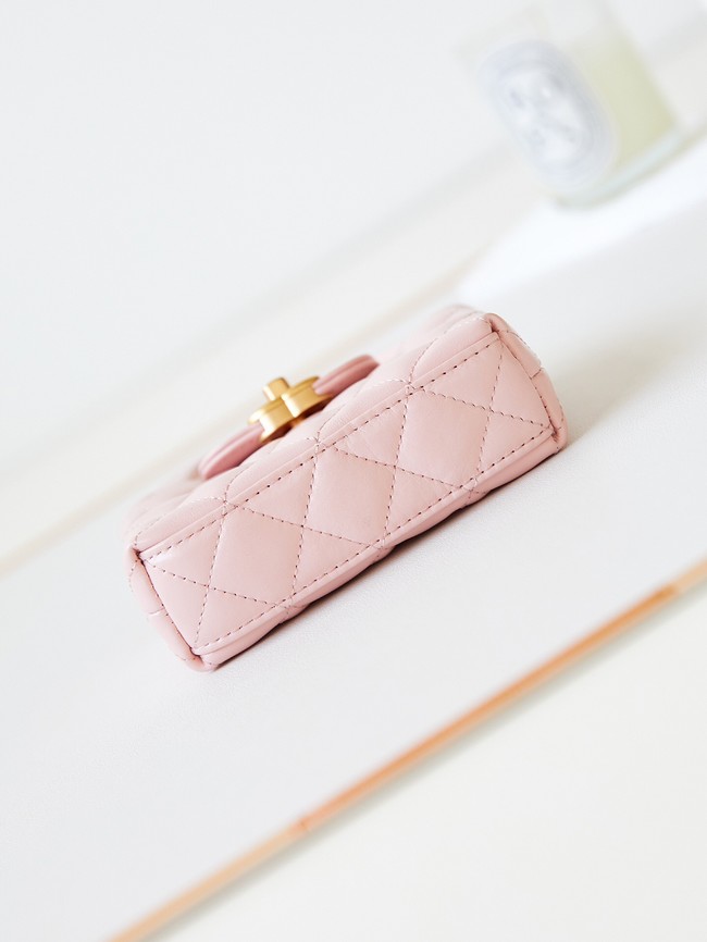 Chanel 23K NANO SHOPPING BAG AS3435 LIGHT PINK