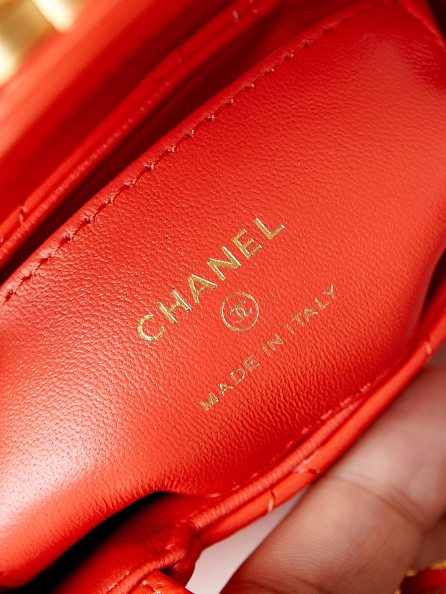 Chanel 23K NANO SHOPPING BAG AS3435 RED