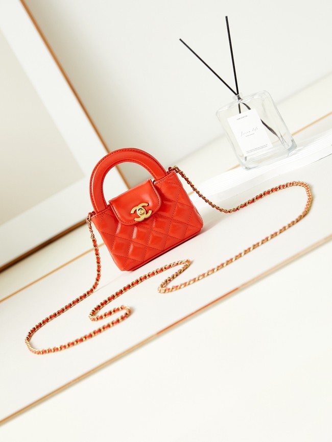 Chanel 23K NANO SHOPPING BAG AS3435 RED