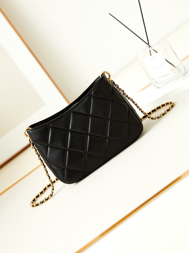 Chanel SMALL MESSENGER BAG AS4859 black