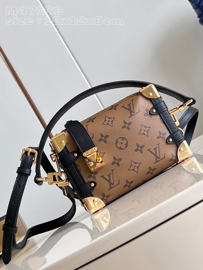 Louis Vuitton Side Trunk Monogram Reverse coated canvas PM M23817