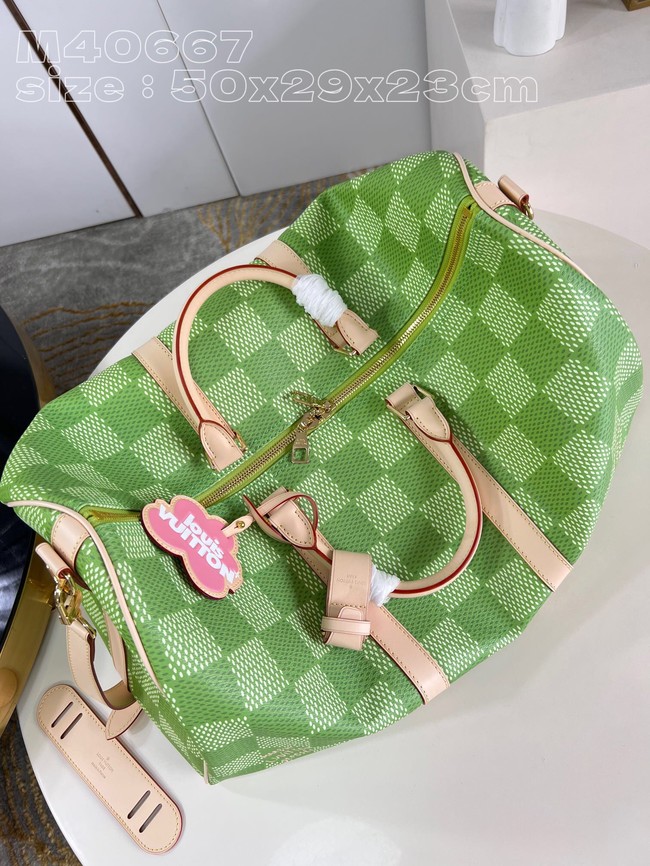 Louis Vuitton Keepall Bandouliere 45 N40713 Green