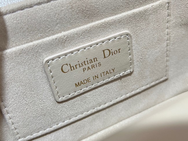 Mini Dior Jolie Top Handle Bag Cannage Calfskin M9272U Powder Beige