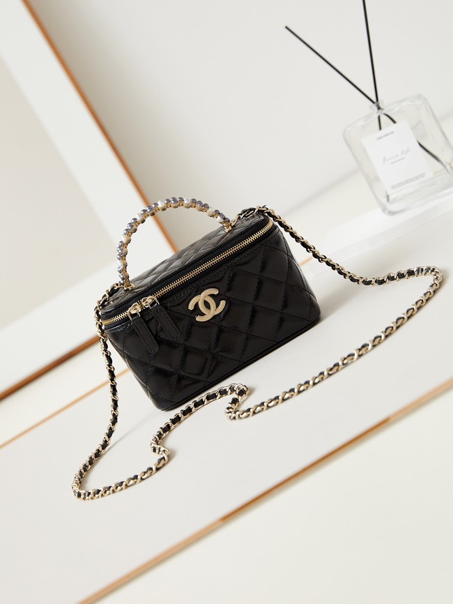 CHANEL MINI CLUTCH WITH CHAIN AP3804 BLACK