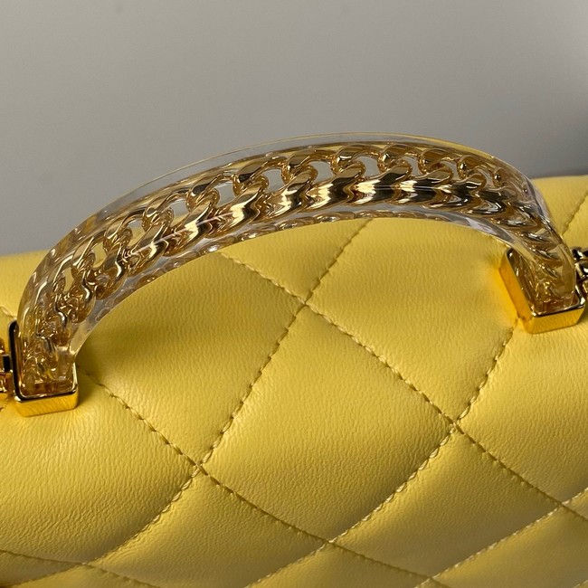 Chanel CLUTCH WITH CHAIN AS4848 yellow