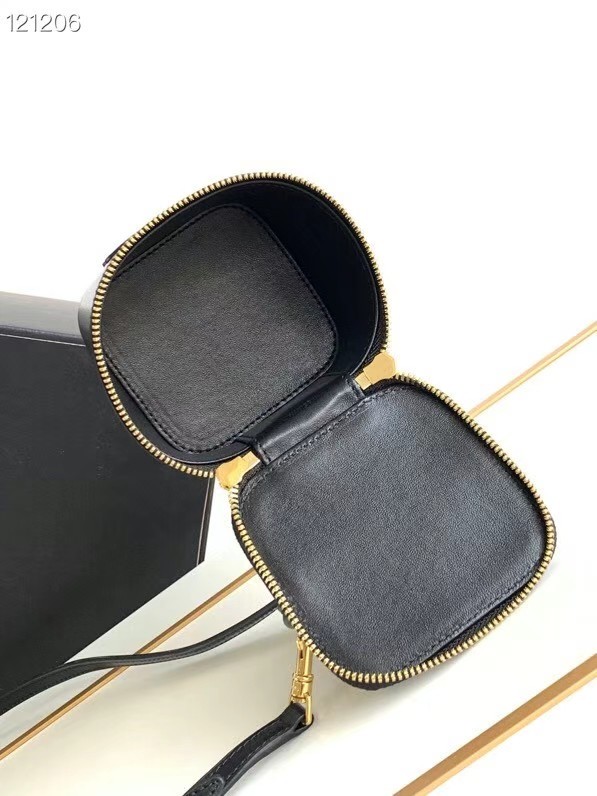 CELINE MINI VANITY CASE IN CALFSKIN 10J762 black